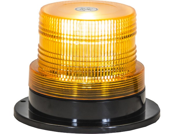 Buyers Products Warning Light, 4 Inch Width X 3-3/4 Inch Height, Dome Style, Magnetic and Permanent Mount, Strobe, Amber Lens – SL500A
