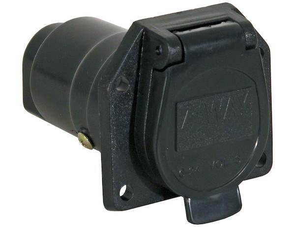 Buyers Products Trailer Wiring Connector Adapter, 7-WAY Truck-Side, Nylon, Flat Blade – TC1007P