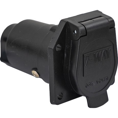 Buyers Products Trailer Wiring Connector Adapter, 7-WAY Truck-Side, Nylon, Flat Blade – TC1007P