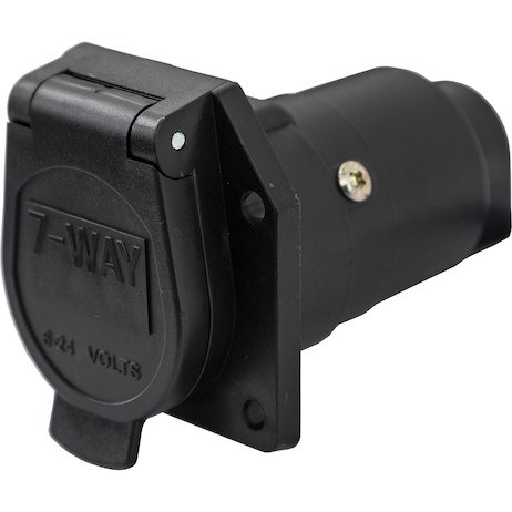 Buyers Products Trailer Wiring Connector Adapter, 7-WAY Truck-Side, Nylon, Flat Blade – TC1007P