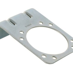 Buyers Products Trailer Wiring Connector Mounting Bracket, For Use with 7-WAY Connector, 90 Degree Bent, Zinc, Single – TC107