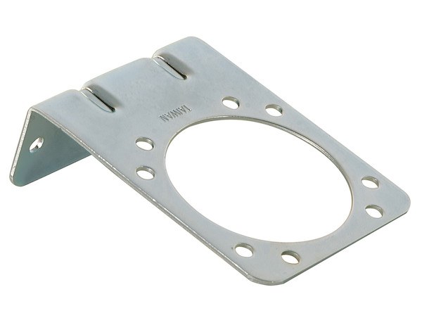 Buyers Products Trailer Wiring Connector Mounting Bracket, For Use with 7-WAY Connector, 90 Degree Bent, Zinc, Single – TC107