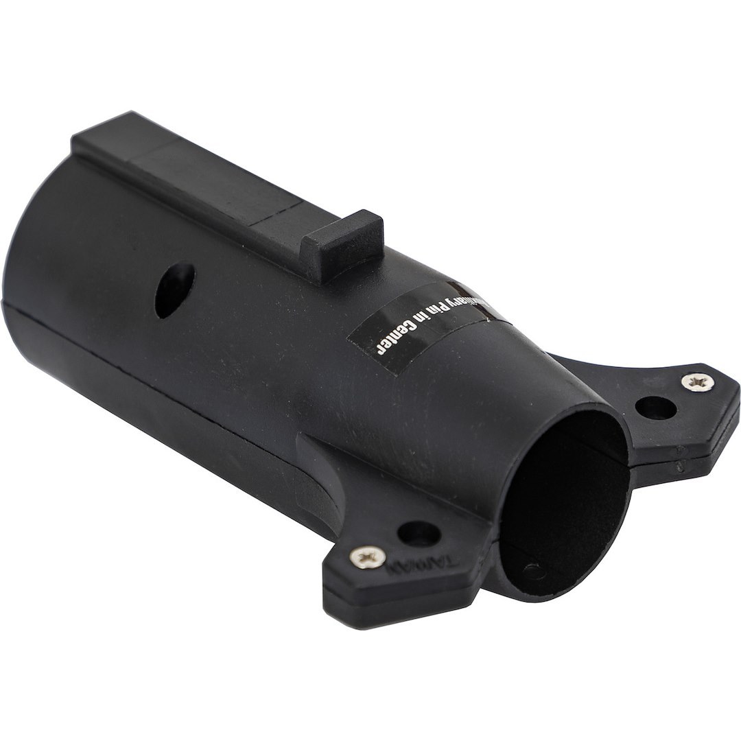 Buyers Products Trailer Wiring Connector Adapter, 7-WAY Flat Pin to 6-WAY Round Pin, Truck Side, Plastic – TC2076P