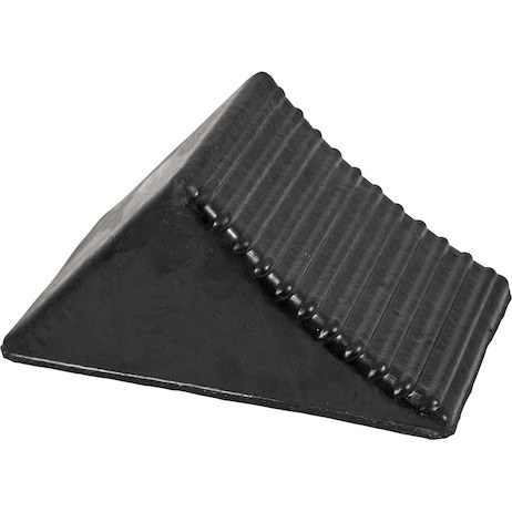 Buyers Products Wheel Chock, Black, Rubber, Single, 5 Inch Height – WC1467A