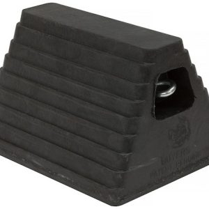 Buyers Products Wheel Chock, Black, Rubber, Single, 6 Inch Height – WC6810L