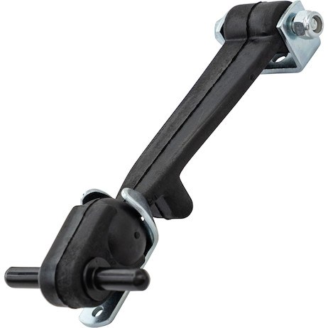 Buyers Products Hood Latch, 7-7/8 Inch Length, T-Handle, Black, Rubber, With Brackets and Pin-With Bumper, Single – WJ208