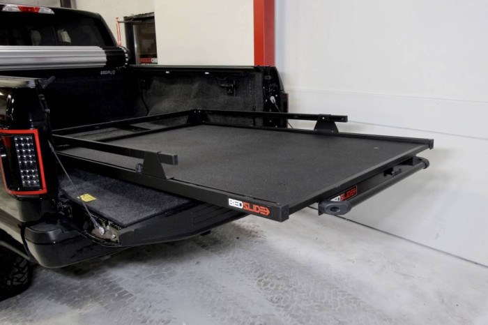 Bedslide Bed Slide, 1000 Series, 1000 Pound Capacity, 53 Inch Length X 37 Inch Width, Black Powder Coated Steel Frame, Black Side Rail – 10-5337-CLB
