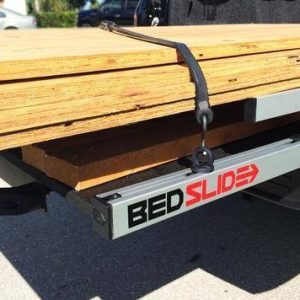 Bedslide Tie Down Anchor, Guardrail Track Mount, With 4 D-Rings and 4 Mount Blocks – BSA-D-RINGKIT4