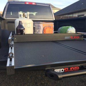 Bedslide Bed Cargo Divider, Bedbins, For Use on Bedslide Deck, Black, Aluminum – BSA-DKB