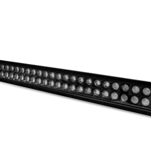 Body Armor Light Bar, Driving/ Fog Light Bar, LED, 30 Inch Length, 60 Clear Bulb, Spot/ Fog Combo Beam, Tinted Lens, Black Aluminum Housing – 40032