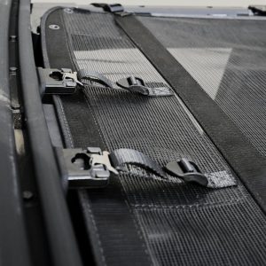 Body Armor Bikini Top, Hook-N-Loop Fastener and J-Hook System Mount, Black, See Through Mesh – 91001
