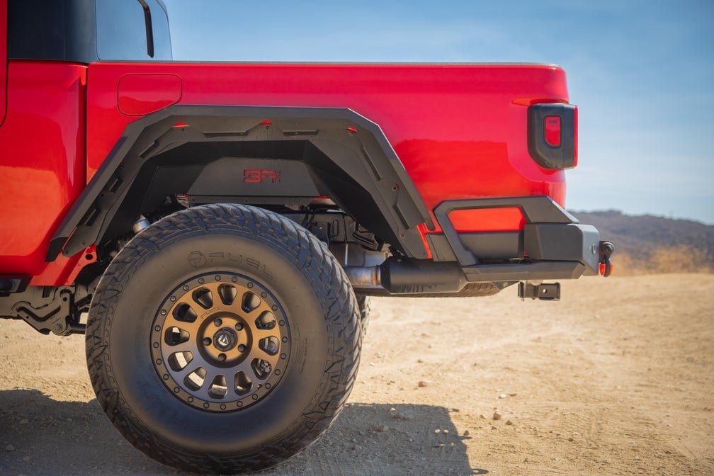 Body Armor Quarter Panel Guard, Ambush, Bolt-On, Powder Coated Steel, Black, For Use with JT-2965 – JT-5101