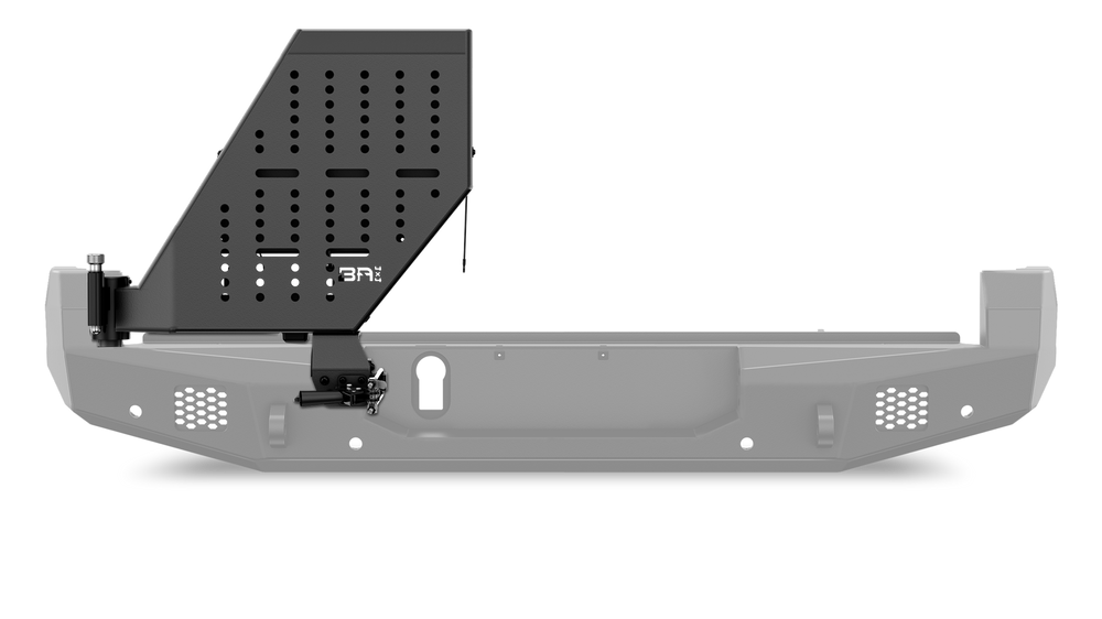 Body Armor Multi Purpose Accessory Mount, Pro Series II, For Use with Pro Series II Bumper, Powder Coated, Black, Single – TC-2966DS