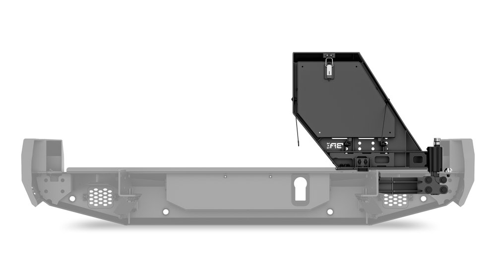Body Armor Multi Purpose Accessory Mount, Pro Series II, For Use with Pro Series II Bumper, Powder Coated, Black, Single – TC-2966DS