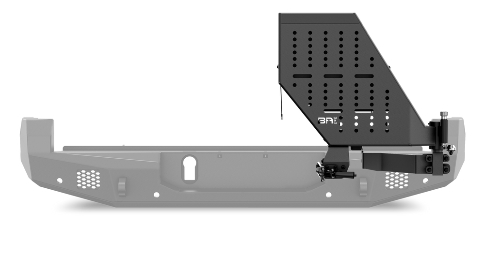 Body Armor Multi Purpose Accessory Mount, Pro Series II, For Use with Pro Series II Bumper, Powder Coated, Black, Single – TC-2966PS