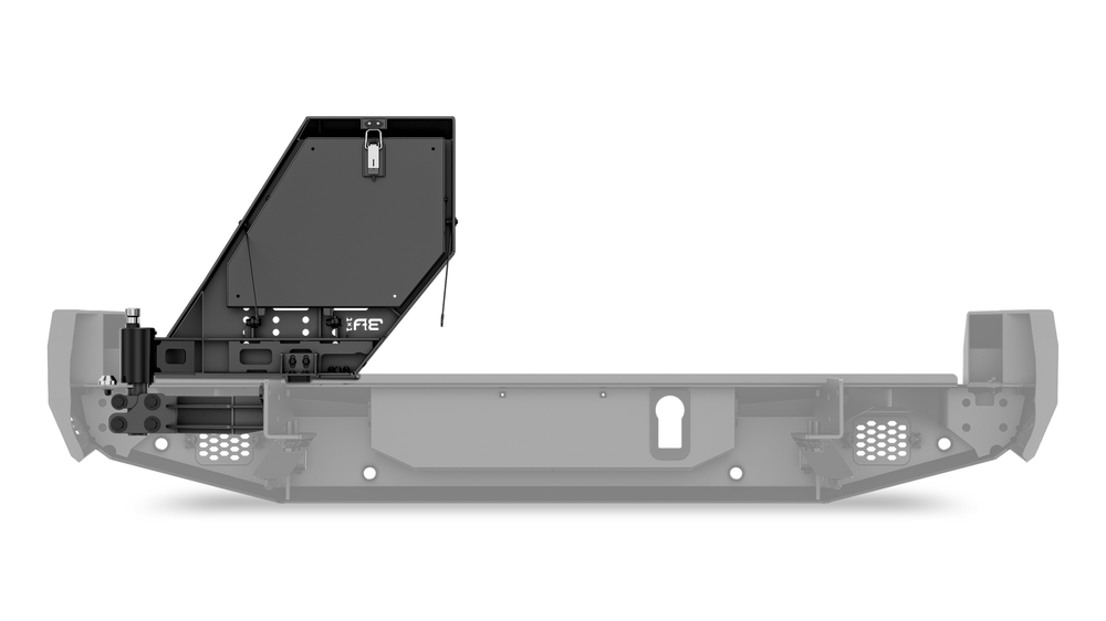Body Armor Multi Purpose Accessory Mount, Pro Series II, For Use with Pro Series II Bumper, Powder Coated, Black, Single – TC-2966PS