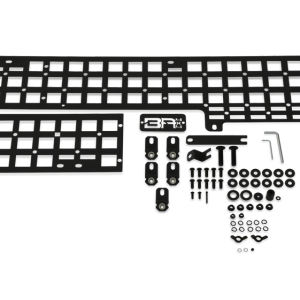 Body Armor Bed Cargo Rack, Over Wheel Well Mount, Bolt on, Black, Steel, Without Tool Box Mounting Kit, Non-Adjustable – TC-7125