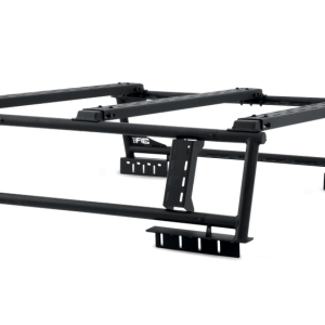 Body Armor Bed Cargo Rack, Overlander®, Bolt on Use Existing Bed Rails, Black, Steel, Without Tool Box Mount Kit, Non-Adjustable Rack – TK-6126