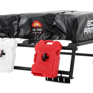 Body Armor Bed Cargo Rack, Overlander®, Bolt on Use Existing Bed Rails, Black, Steel, Without Tool Box Mount Kit, Non-Adjustable Rack – TK-6126
