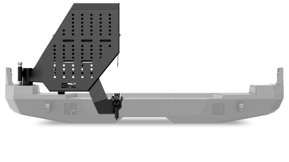 Body Armor Multi Purpose Accessory Mount, Pro Series II, For Use with Pro Series II Bumper, Powder Coated, Black, Single – TR-2965DS