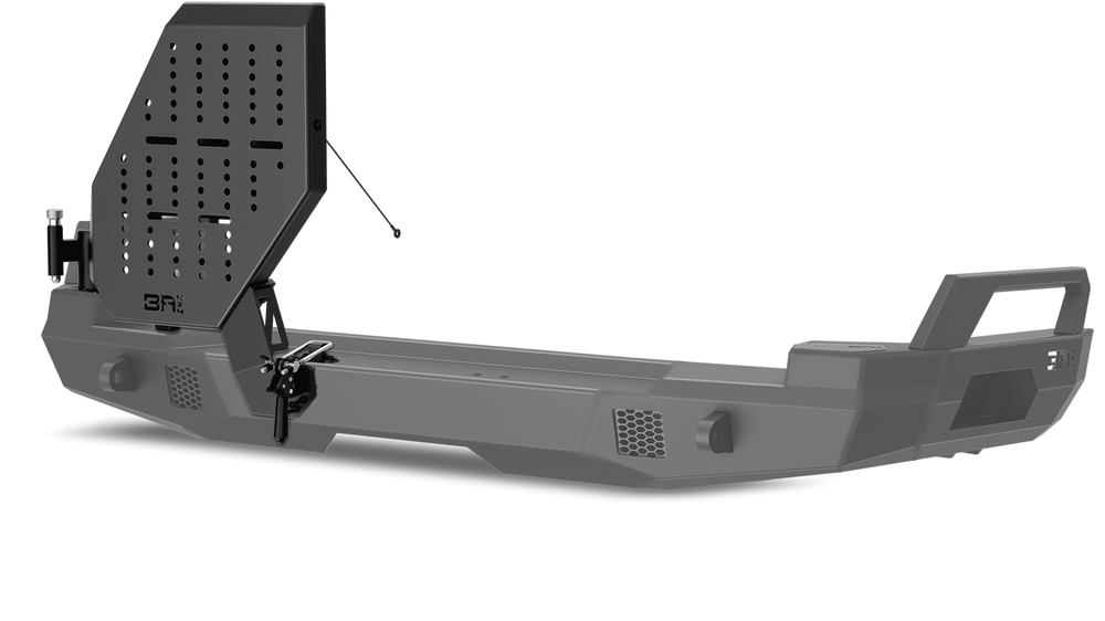 Body Armor Multi Purpose Accessory Mount, Pro Series II, For Use with Pro Series II Bumper, Powder Coated, Black, Single – TR-2965DS