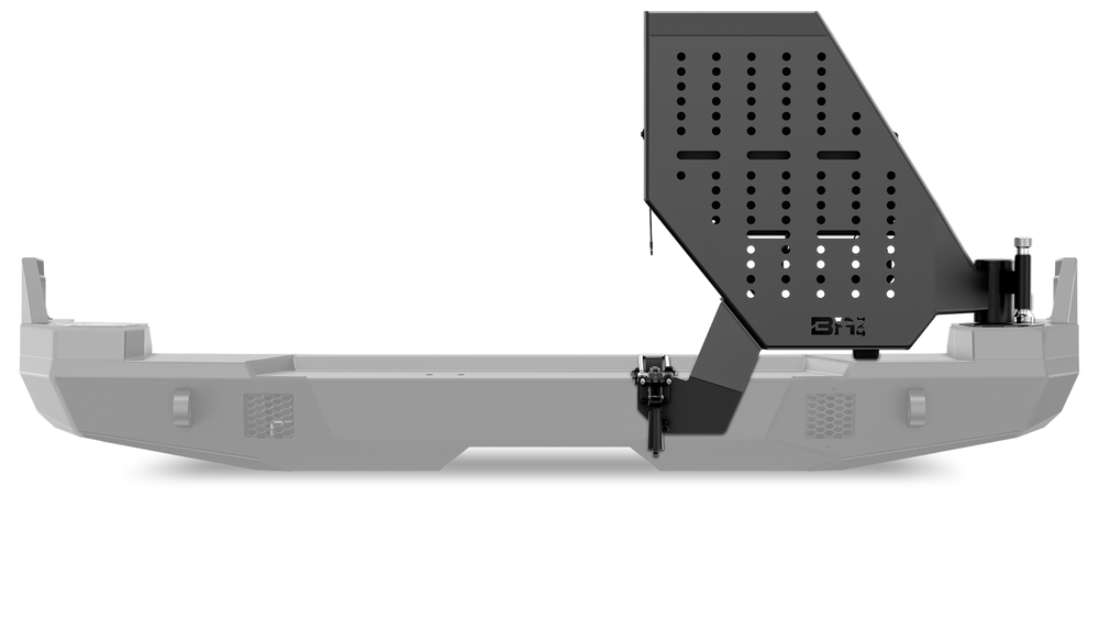 Body Armor Multi Purpose Accessory Mount, Pro Series II, For Use with Pro Series II Bumper, Powder Coated, Black, Single – TR-2965PS