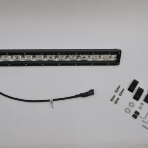 Blk Mountain Light Bar, LED, 20 Inch Length, White, 60 Watt, Clear Lens, Black Aluminum Housing, With Mounting Hardware – BMLED1060