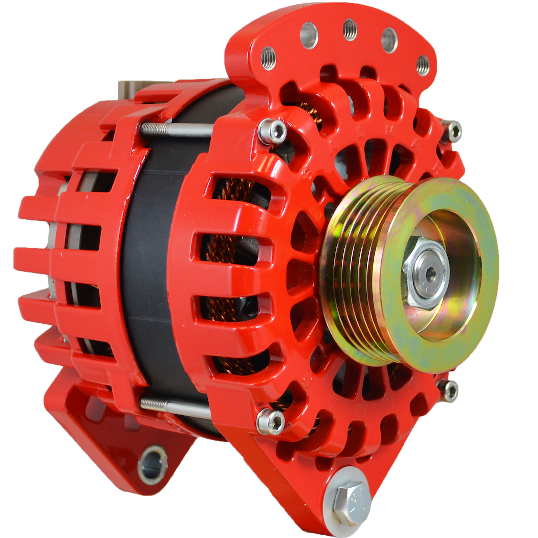 Balmar Alternator/ Generator, Alternator, Xt Series, 170 Amp, 12 Volt, Dual Foot 3.15″ Saddle Mount, K6 Serpentine Pulley, Case Ground. – XT-DF-170-K6