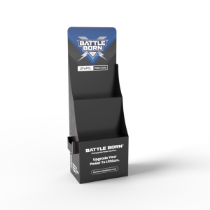 Battle Born Point of Purchase Display, Banner-Style Pos Battery Display – POSDISPLAYKIT