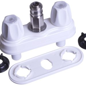 B&b Molders Faucet, For Nautilis P1/ P3 Panel, Exterior Quick Connect Faucet, White – 94140
