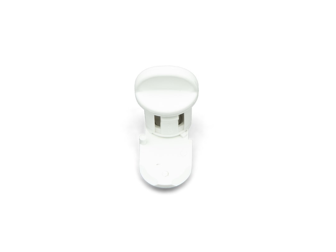 B&b Molders Lock Cylinder, Used for Hatches, Thumb Lock, Polar White, B&b Cross Reference 433PW-A – 94156