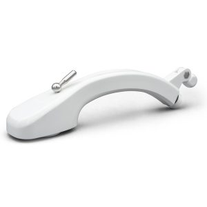 B&b Molders Shower Head, Hand-Held with 1/4 Inch Turn, Leak Resistant Operation, Polar White, Impact and Road Salt Resistant – 94197