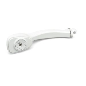 B&b Molders Shower Head, Hand-Held with 1/4 Inch Turn, Leak Resistant Operation, Polar White, Impact and Road Salt Resistant – 94197