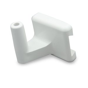 B&b Molders Shower Head Mount, Use with Exterior Shower Part Numbers 94195/ 94196/ 5M102-A/ 5M103-A, Polar White, UV and Impact Resistant – 94201