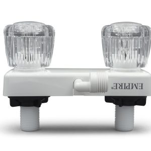 B&b Molders Shower Control Valve, Unique Two 90 Degree Diverter Valve, Knob Handle, Polar White, UV Resistant, B&b Cross Reference Qq-Shmi-A – 94203