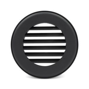 B&b Molders Heating/ Cooling Register, Thermovent Heat Vent, Ceiling Mount, Fits 2 Inch Flexible Ducts, Round – 94265