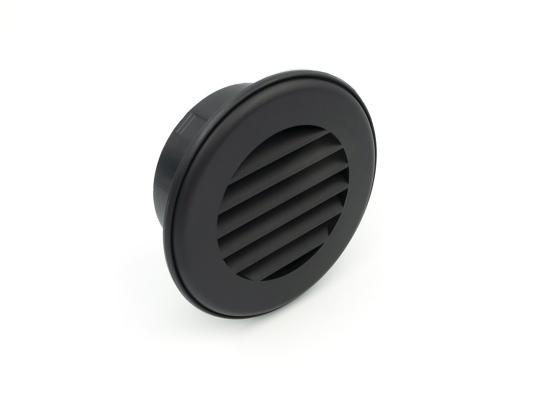 B&b Molders Heating/ Cooling Register, Thermovent Heat Vent, Ceiling Mount, Fits 2 Inch Flexible Ducts, Round – 94268