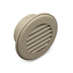B&b Molders Heating/ Cooling Register, Thermovent Heat Vent, Ceiling Mount, Fits 2 Inch Flexible Ducts, Round – 94269
