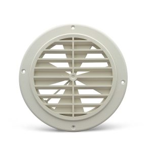 B&b Molders Heating/ Cooling Register, Ceiling Mount, 5-1/4 Inch Diameter Cutout Dimension, 6-1/2 Inch Diameter Outside Dimension – 94275