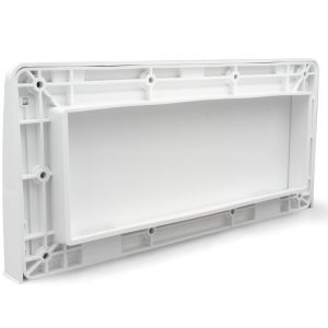 B&b Molders Wall Vent, Endura Range Vent, Contemporary Design, Push Lock One-Piece Damper Closure – 94276