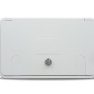 B&b Molders Electrical Cord Hatch, Multi-Purpose Hatch, With 2 Vermin Doors to Accept 30/ 50 Amp Power Cords – 94316