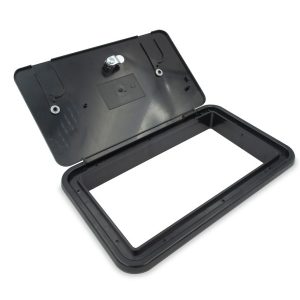 B&b Molders Electrical Cord Hatch, Multi-Purpose Hatch, With 2 Vermin Doors to Accept 30/ 50 Amp Power Cords – 94317