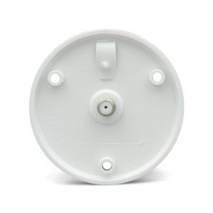 B&b Molders TV Cable Entry Plate, Single Cable, 1 Inch Cutout Dimension, 3.125 Inch Outside Dimension, Polar White – 94320