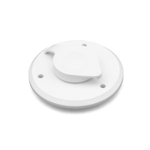 B&b Molders TV Cable Entry Plate, Single Cable, 1 Inch Cutout Dimension, 3.125 Inch Outside Dimension, Polar White – 94320