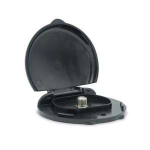 B&b Molders TV Cable Entry Plate, Single Cable, F-Style Coax Connection, Up to 1-1/2 Inch Diameter Cutout Dimension – 94326