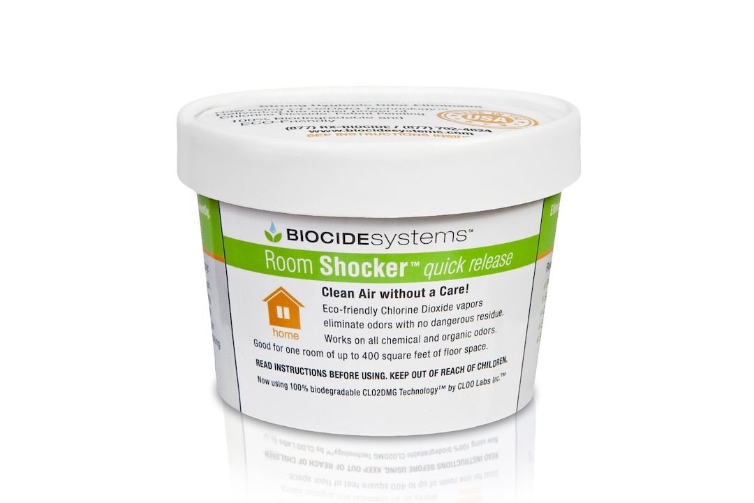Biocide Odor Absorber, Room Shocker ™, Free Standing Tub, Unscented, Case of 6, With English Packaging – 3220-6