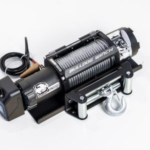 Bulldog Winc Winch, Vehicle Mounted, Trailer Winch, 12000 Pound Line Pull Capacity, 100 Foot Wire Rope, Roller Fairlead – 10039