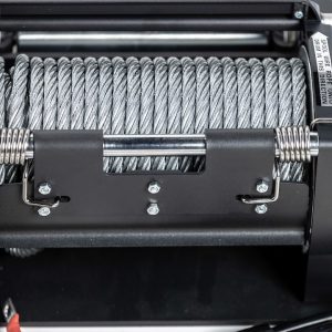 Bulldog Winc Winch, Vehicle Mounted, Trailer Winch, 12000 Pound Line Pull Capacity, 100 Foot Wire Rope, Roller Fairlead – 10039