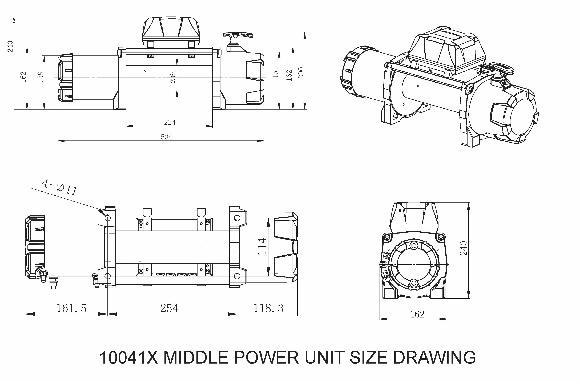 Bulldog Winc Winch, Vehicle Mounted, Trailer Winch, 12 Volt Electric, 5.2 Horse Power, 8000 Pound Line Pull Capacity, 100 Foot Wire Rope – 10041