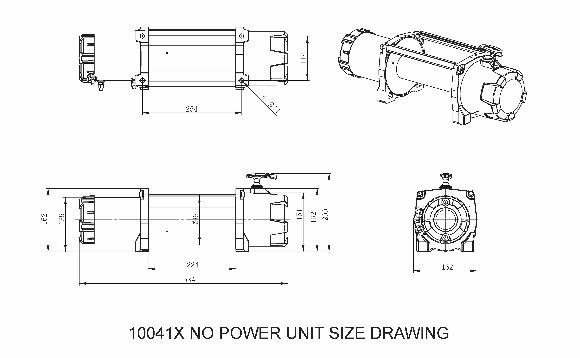Bulldog Winc Winch, Vehicle Mounted, Trailer Winch, 12 Volt Electric, 5.2 Horse Power, 8000 Pound Line Pull Capacity, 100 Foot Wire Rope – 10041